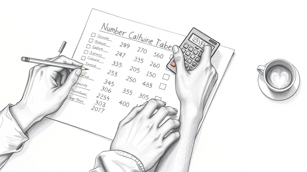 расчет налогов с калькулятором и списком