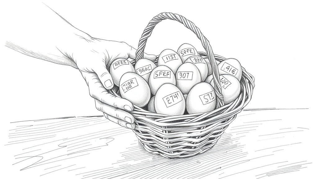 корзина с диверсифицированными акциями