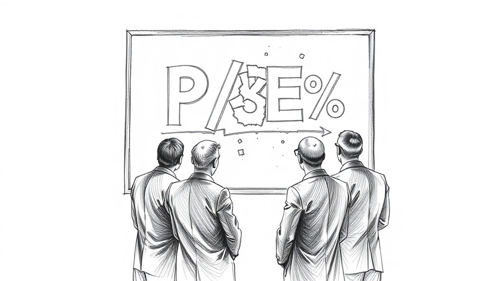 инвесторы смотрят на сломанный P/E