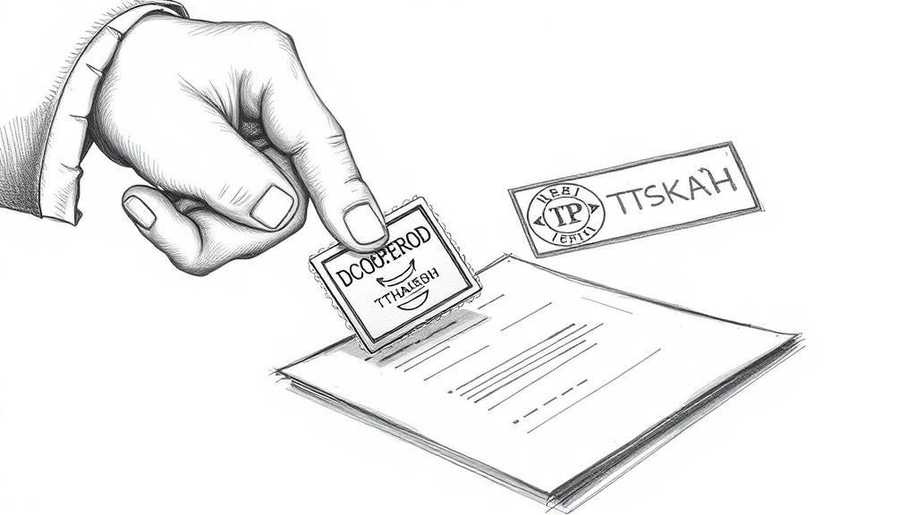 штамп одобрения и отказа